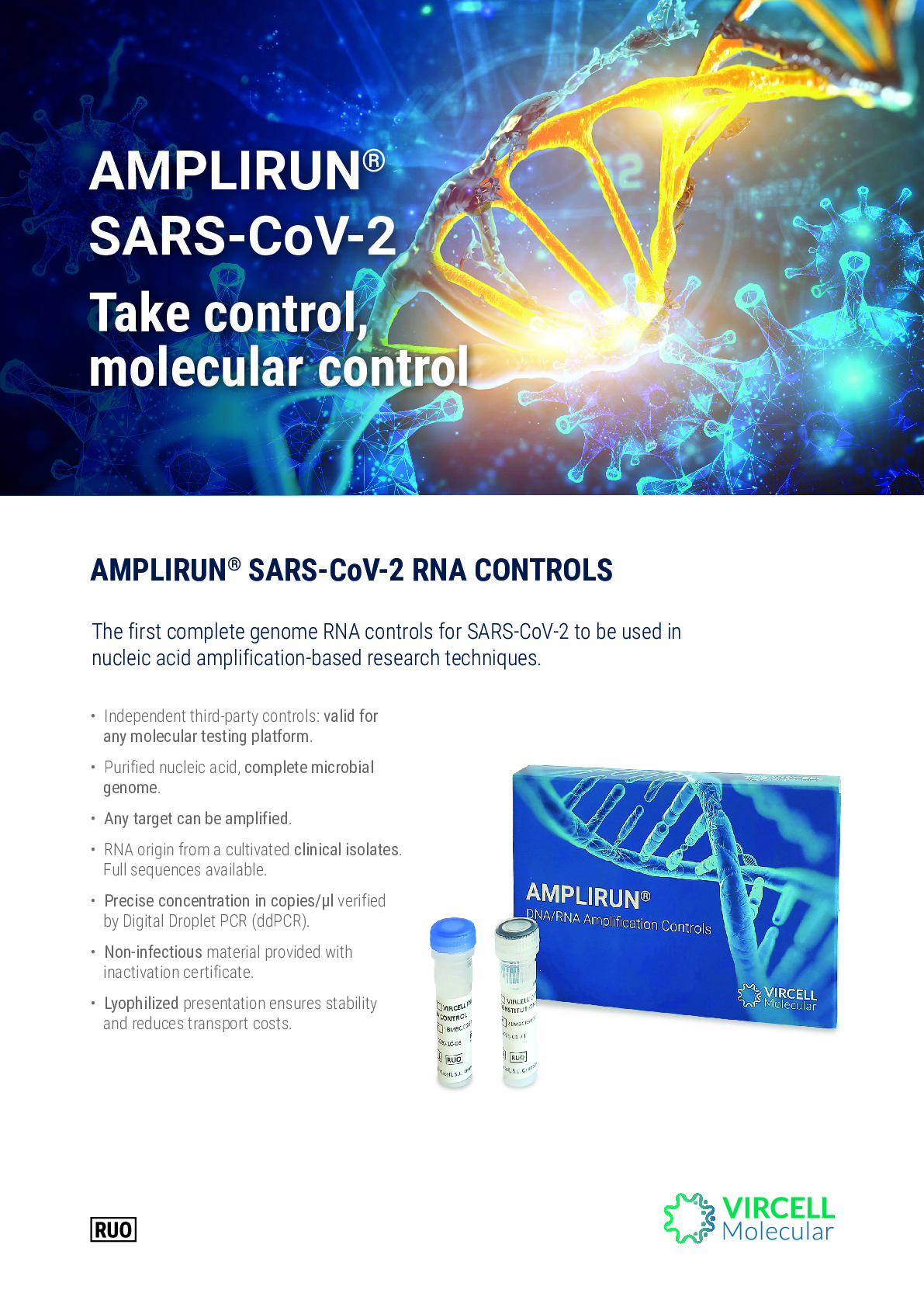 AMPLIRUN SARS-COV-2 & VARIANTS CONTROLS Brochure